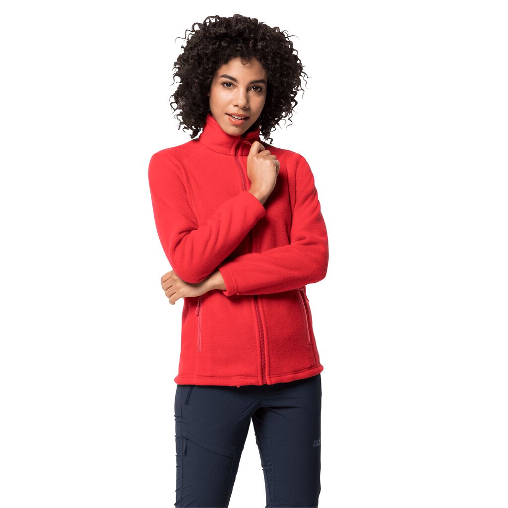 Jack Wolfskin MIDNIGHT MOON Vestes Femme Rouge - GRQJDIP-83